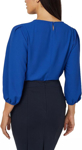Picture of NNT Uniforms French Georgette 3/4 Sleeve Top - Cobalt (CATUPM-COP)