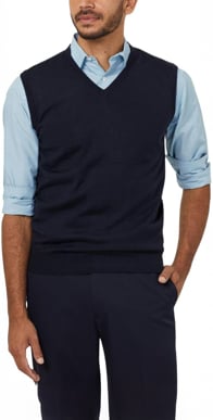 Picture of NNT Uniforms V-Neck Vest - Navy (CATF24-NAV)