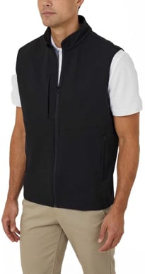 Picture of NNT Uniforms Mens Zip Vest - Black (CATF2H-BKP)