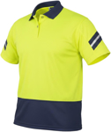 Picture of Syzmik Mens Hi Vis Astro Short Sleeve Polo (ZH245)