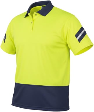 Picture of Syzmik Mens Hi Vis Astro Short Sleeve Polo (ZH245)