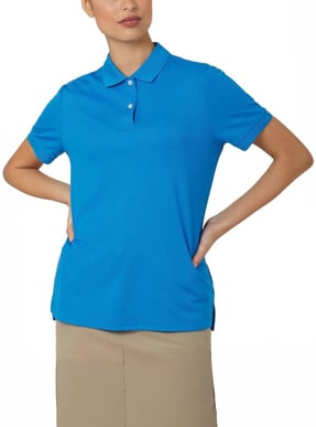 Picture of NNT Uniforms Short Sleeve Polo Womens - Cyan (CATU58-CYN)