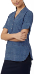 Picture of NNT Uniforms Short Sleeve Tunic - Navy/Blue (CAT9R9-NBL)