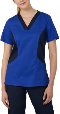 Picture of NNT Uniforms Next-Gen Antibacterial Nightingale Scrub Top - Cobalt (CATULL-COP)