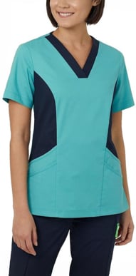 Picture of NNT Uniforms Next-Gen Antibacterial Nightingale Scrub Top - Mint (CATULL-MNN)