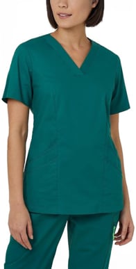 Picture of NNT Uniforms Next-Gen Antibacterial Florence Scrub Top - Hunter Green (CATULM-HTG)