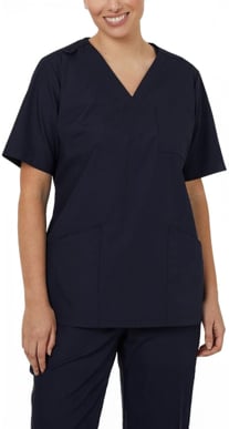 Picture of NNT Uniforms Mayo V Neck Scrub Top - Midnight (CATUMN-MDN)