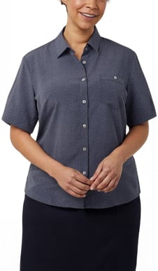 Picture of NNT Uniforms Short Sleeve Shirt - Charcoal (CATU7H-CWT)