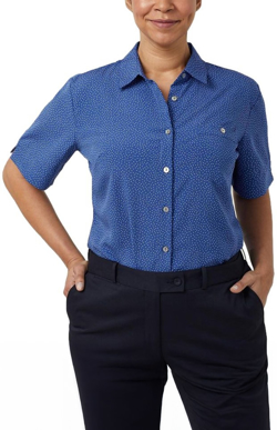 Picture of NNT Uniforms Short Sleeve Shirt - Mid Blue (CATU7H-MBL)