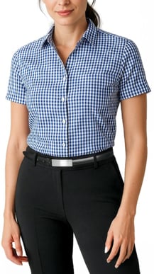 Picture of Biz Corporates Womens Springfield Short Sleeve Shirt (43412)
