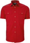 Picture of Ritemate Workwear Pilbara Mens Open Front Short Sleeve Shirt (RM500BTS)
