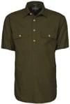 Picture of Ritemate Workwear Pilbara Mens Closed Front Short Sleeve Shirt (RM200CFS)