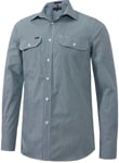 Picture of Ritemate Workwear Pilbara Mens Pilbara Small Check Dual Pocket Long Sleeve Shirt (RMPC063)