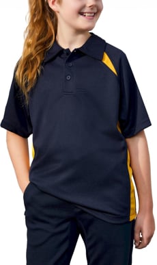Picture of Biz Collection Kids Splice Short Sleeve Polo (P7700B)